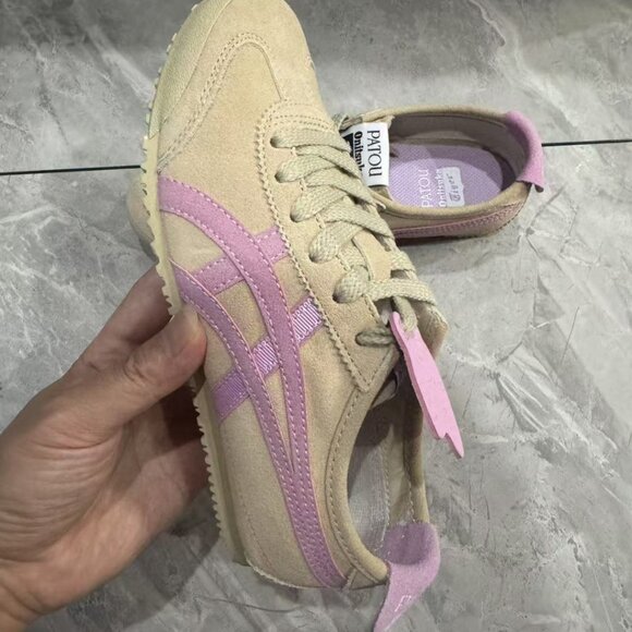 Patou x Onitsuka Tiger MEXICO 66 Pink Low-top Casual Shoes - Picture 2 of 7